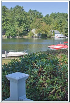 Lake view from Cottage porch