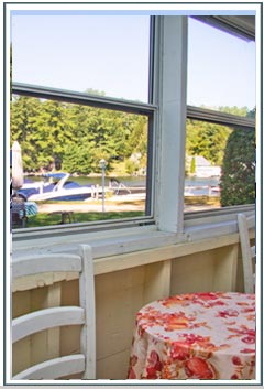 Lake view from Cottage porch
